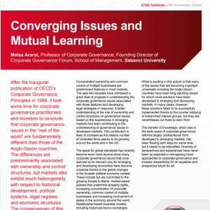 Convergıng Issues And Mutual Learnıng İn Cg (2020)