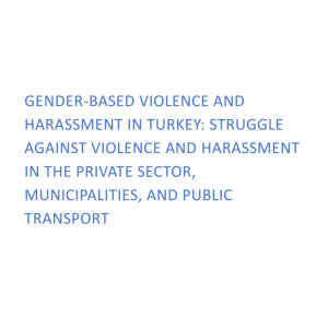 Gender-Based Vıolence And Harassment In Turkey (2021)